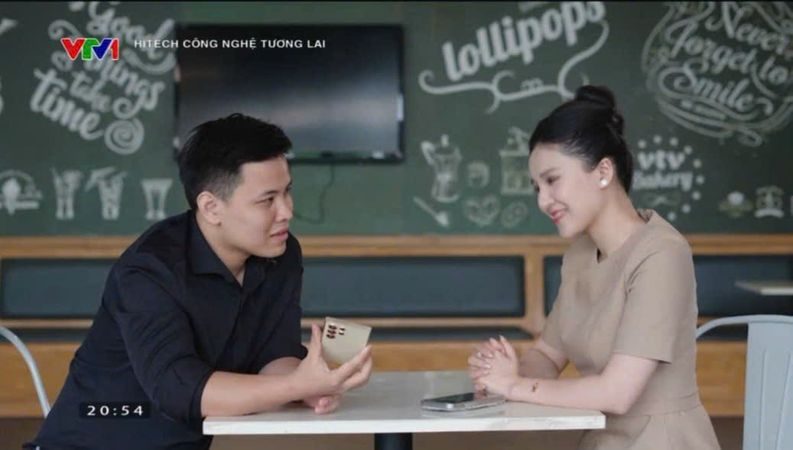 Trung Caha xuất hiện trong chương trình VTV1